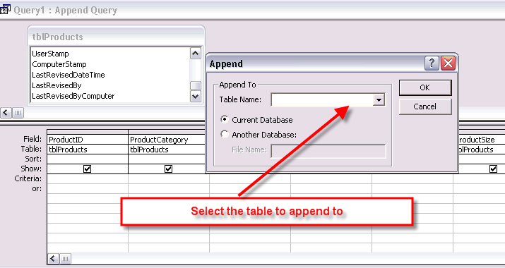 Insert current record into another table Access World Forums